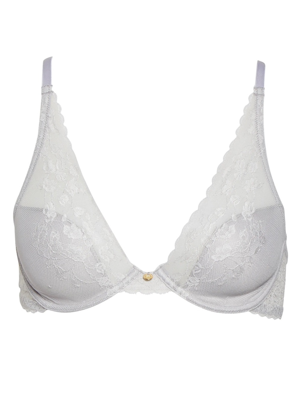 🌻NEW w/tag Natori Cherry Blossom Plunge Spacer Push Up Bra Underwire Size 34D